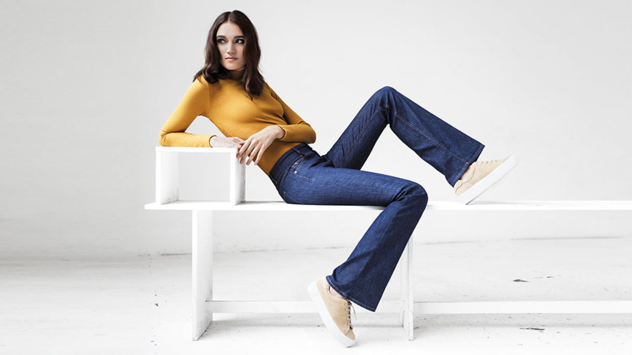 Denim Jeans Flared Fashion Mode