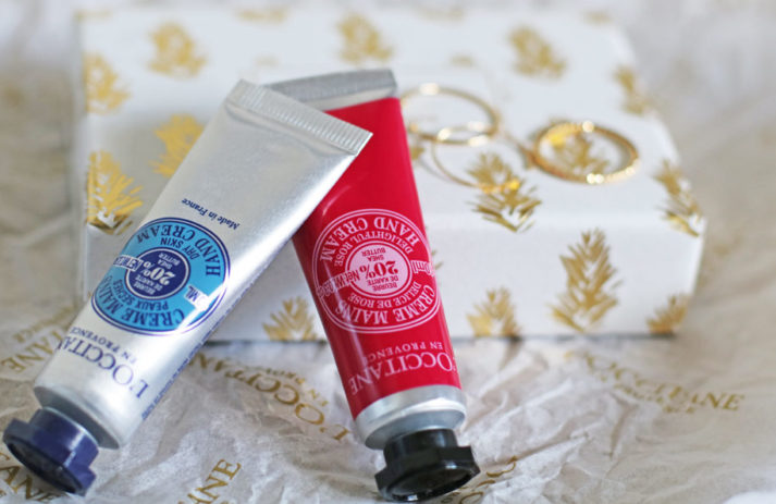 Put a ring on it: Die LÕU.YETU für L' Occitane-Box mit zwei Handcrèmes und drei exklusiven Ringen gibt es als Geschenk bei einem Einkauf von mindestens 25 CHF.