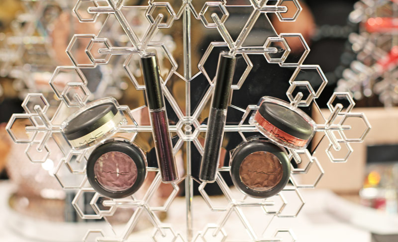 Mac Snowball Collection limited edition lipglass eyeshadow snowflake