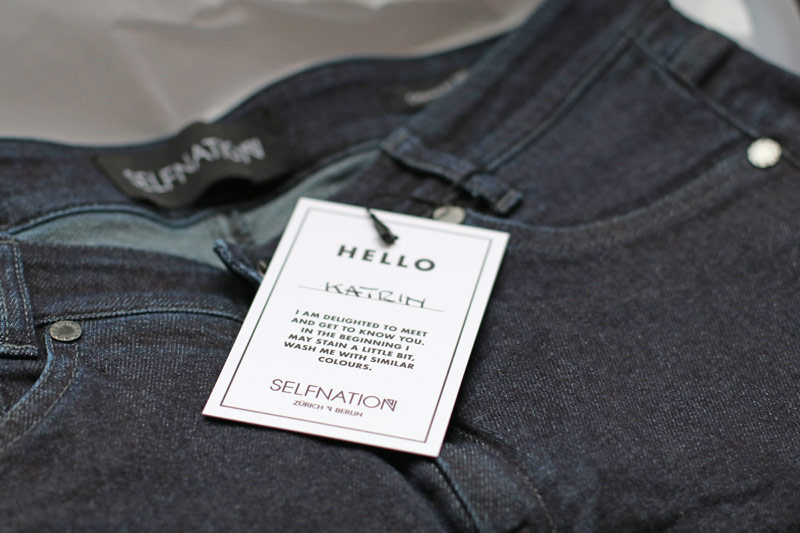 Denim Jeans Selfnation Kaschmir nachhaltig fair Mode Fashion