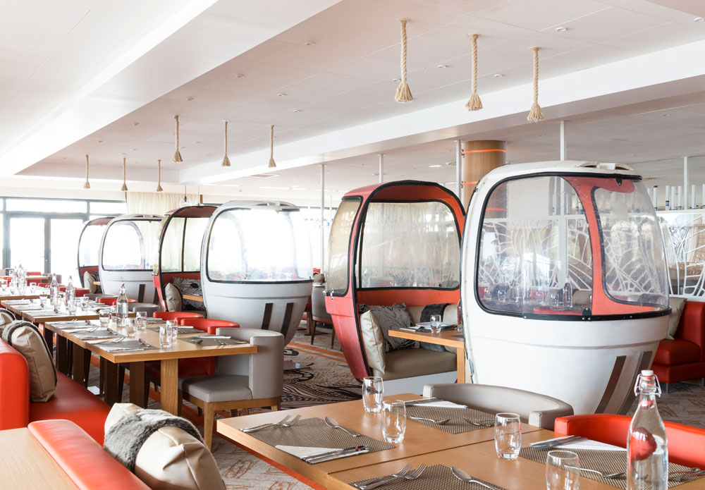 Diverse Restaurants im neuen Club Med Grand Massif lassen keine kulinarischen Wünsche offen.