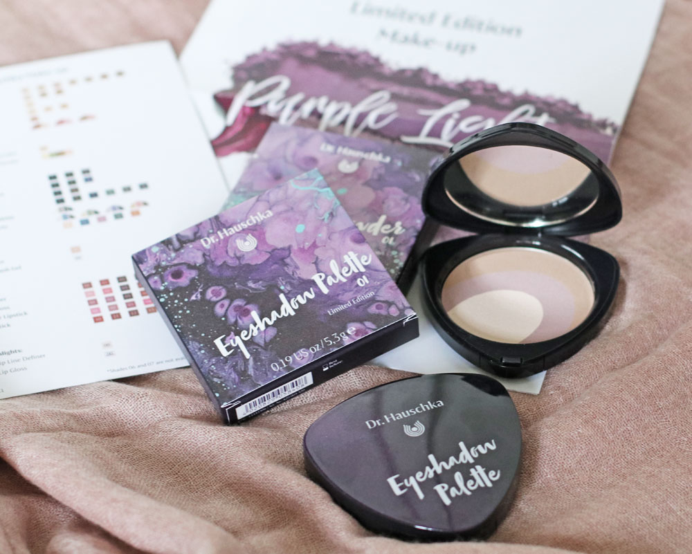 Auf sonrisa gibt es die limitierte Makeup Kollektion Purple Light von Dr Hauschka zum Anschauen und Gewinnen