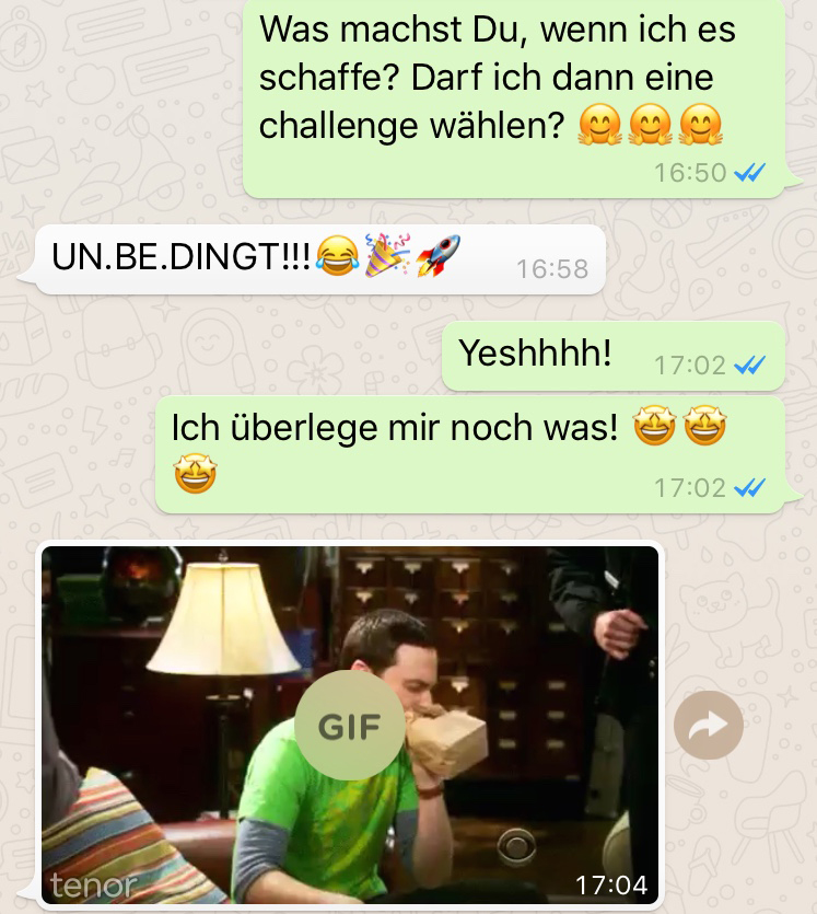 challenge accepted: sonrisa wird schon bald eine Woche ohne Makeup verbringen.