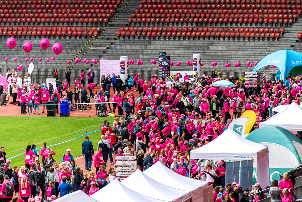 All in pink: Eindrücke und Bilder vom 11. Pink Ribbon Charity Walk in Zürich.