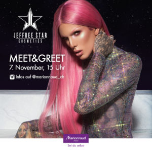 Jeffree Star kommt in die Schweiz und auf sonrisa erfährst Du alle Details dazu sowie vier weitere Fun Facts.