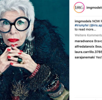 Iris rocks: Die 97jährige Stil-Ikone wird als Model unter Vertrag genommen - uIris rocks: Die 97-jährige Stil-Ikone wurde als Model unter Vertrag genommen und beweist damit, dass das Alter nur eine Zahl ist.