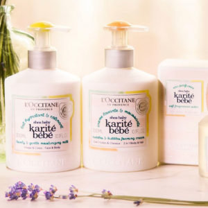 L' Occitane lanciert mit Karité Bébé eine Pflegelinie für die empfindliche Baby-Haut.