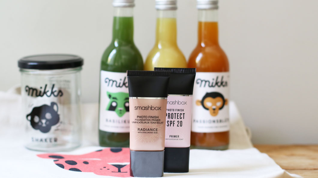 Makeup-Cocktail für einen frischen Teint: Smashbox x Mikks