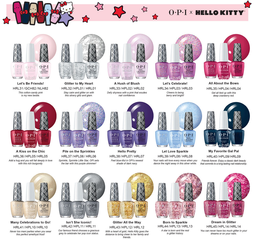 Let's be friends: Aufgrund grosser Nachfrage gibt es eine Neuauflage der beliebten Nagellack-Kollektion Hello Kitty by OPI.