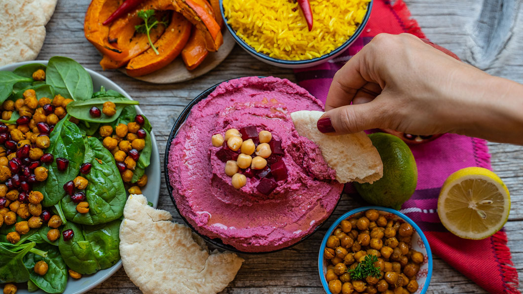 Spicy Pink Humus à là sonrisa