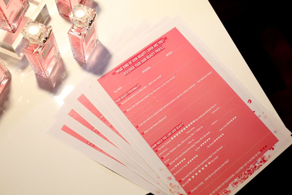 sonrisa war an der Neuheiten-Präsentation von Dior und entdeckte viele Produkte für den inneren VIP.