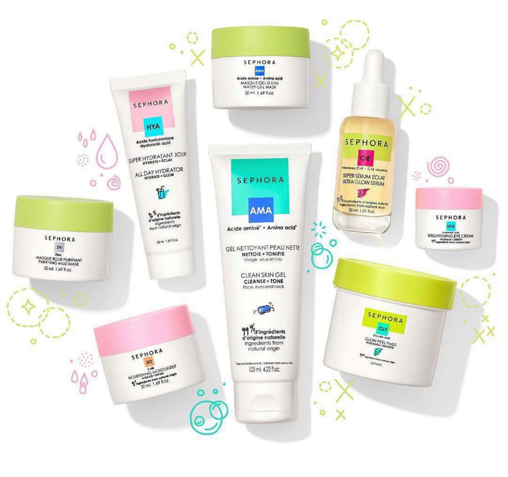 Sephora lanciert die Hautpflegeserie Good for skin, you, all aus überwiegend natürlichen Wirkstoffen.