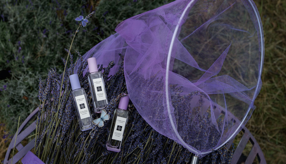 Die Brit-Kollektion 2020 Lavendelland von Jo Malone London ist eine vielfältige Hommage an Englischen Lavendel.