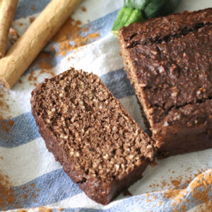 Schmeckt lecker, enthält viele gesunde Schönmacher und ist schnell gemacht: der Zucchini-Schokoladen Kuchen à là sonrisa.