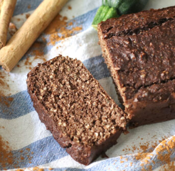 Schmeckt lecker, enthält viele gesunde Schönmacher und ist schnell gemacht: der Zucchini-Schokoladen Kuchen à là sonrisa.