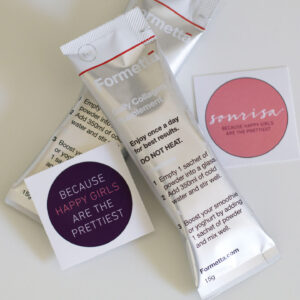 Weil Probieren über Studieren geht, gibt es für die Leserschaft von sonrisa einen exklusiven Rabatt beim Kauf einer Monatspackung des Kollagenpräparats von formetta.