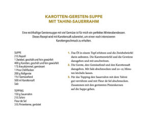 In ihrem neuen Kochbuch "Tanja vegetarisch" präsentiert Spitzenköchin und Sonnenschein Tanja Grandits tolle Rezepte für den Alltag, von denen es eines auf sonrisa zum Nachlesen- und Kochen gibt.