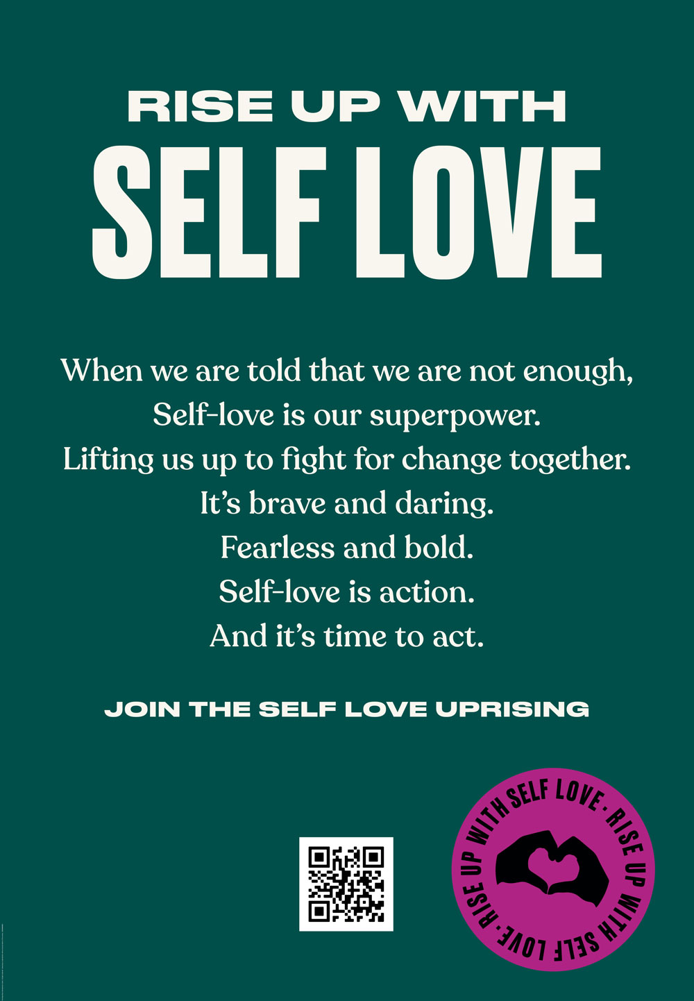 Mit der Self Love Uprising Bewegung setzt sich The Body Shop für mehr Selbstliebe und damit auch für eine grundlegende Veränderung in der (Beauty-)Welt ein.