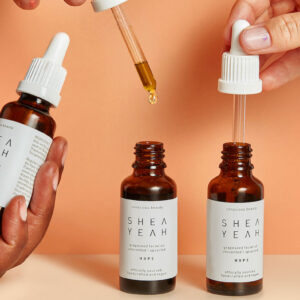 Nachhaltig schön? Das geht – zum Beispiel mit dem Traubenkernöl Hope von Shea Yeah.