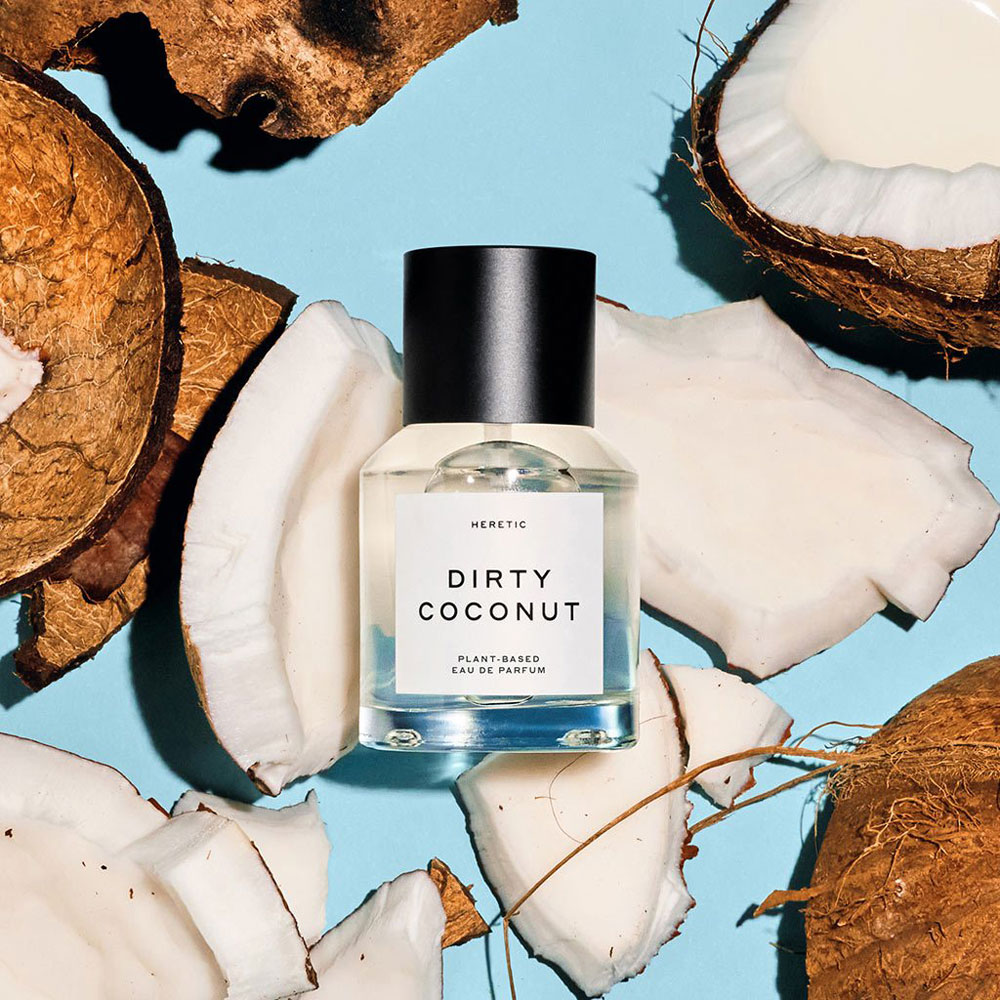 Dirty Coconut von Heretic Parfum bringt einen Hauch von Tropen-Exotik in den Alltag. 