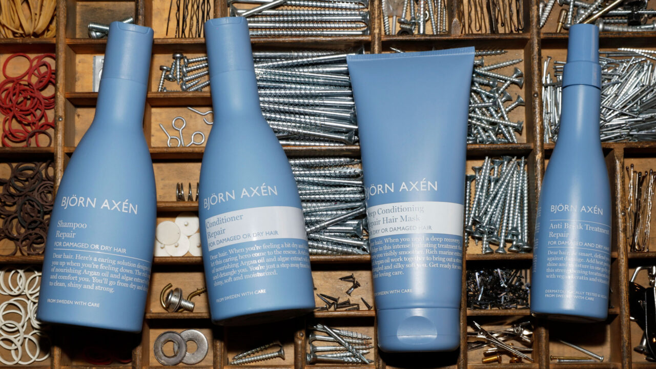 Das neue Repair Anti Break Treatment von Björn Axén schützt das Haar vor äusseren Einflüssen und bringt es mit viel Feuchtigkeit zum Glänzen.
