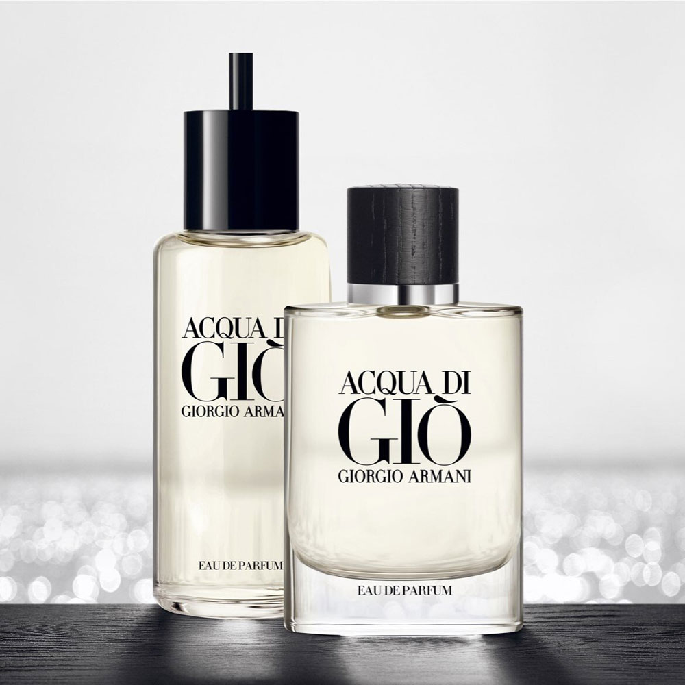 Mit Acqua di Gio Eau de Parfum lanciert Giorgio Armani einen Duft für die Zukunft. 