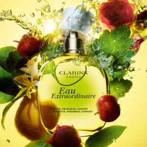 Sorgt mit einer ausgeklügelten Mischung an ätherischen Ölen für gute Laune und viel Energie: Clarins Eau Extraordinaire.