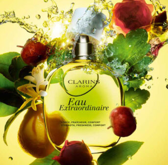 Sorgt mit einer ausgeklügelten Mischung an ätherischen Ölen für gute Laune und viel Energie: Clarins Eau Extraordinaire.