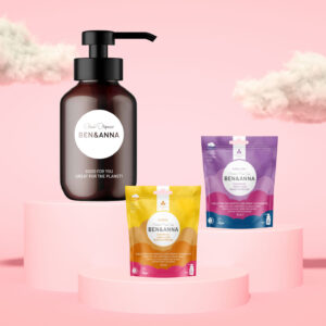 Nachhaltig schön? Das ist möglich, zum Beispiel mit dem Wolkenseifen-Set von Ben & Anna.