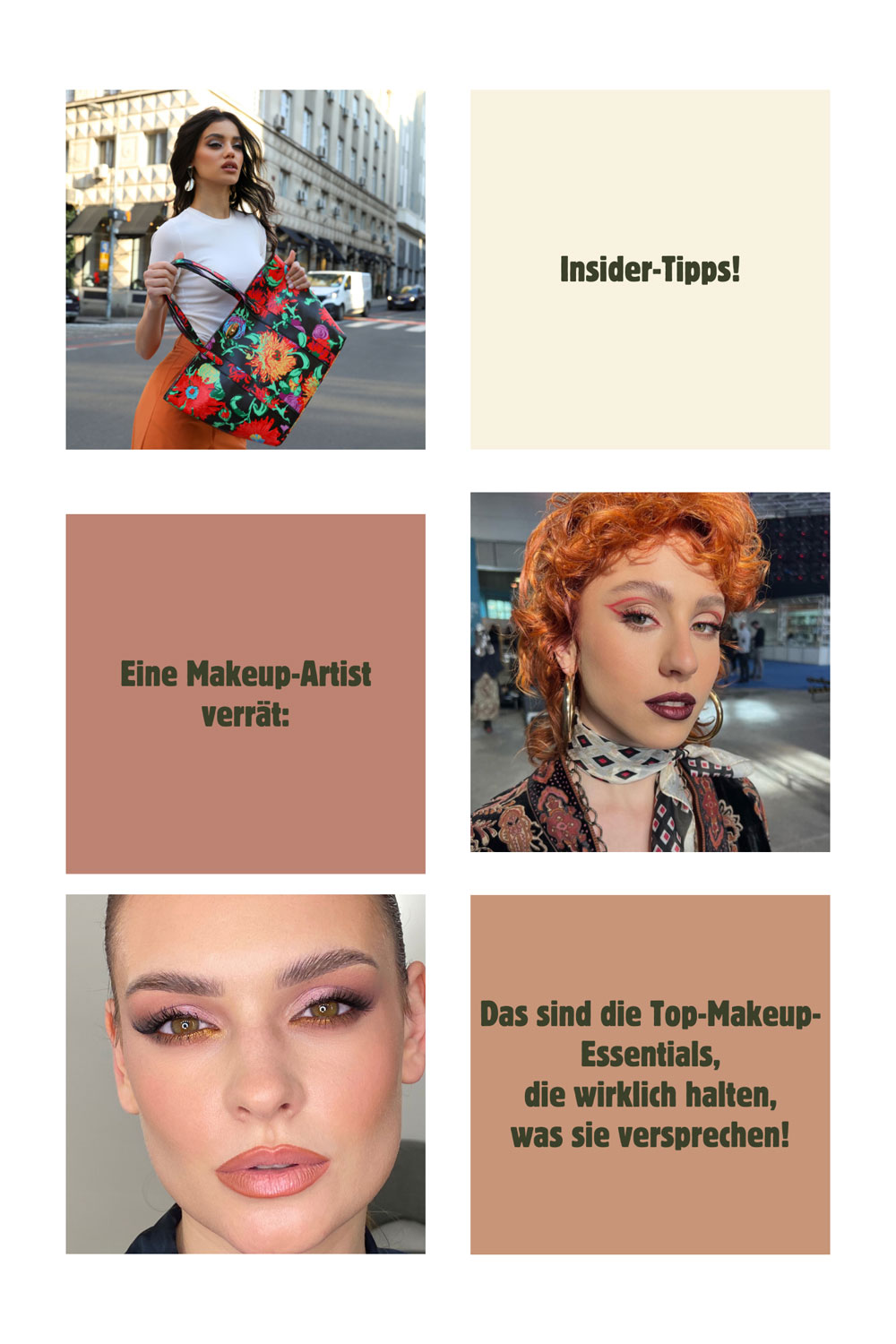 sonrisa kennt die Top-Produktfavoriten einer erfahrenen Makeup-Artist und weiss nun, was es für einen professionellen Makeup-Look braucht. 