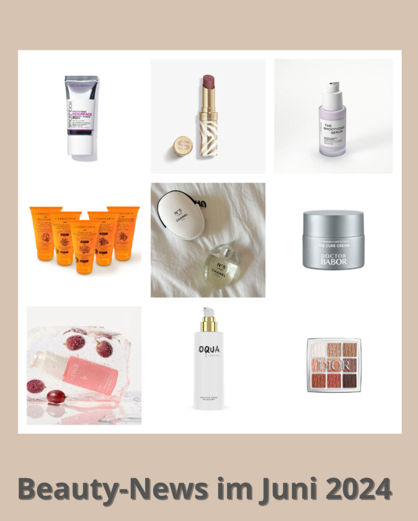 In den Beauty-News vom Juni 2024 auf sonrisa.ch findest Du eine Übersicht mit den besten Lancierungen aus dem Beauty-Kosmos.