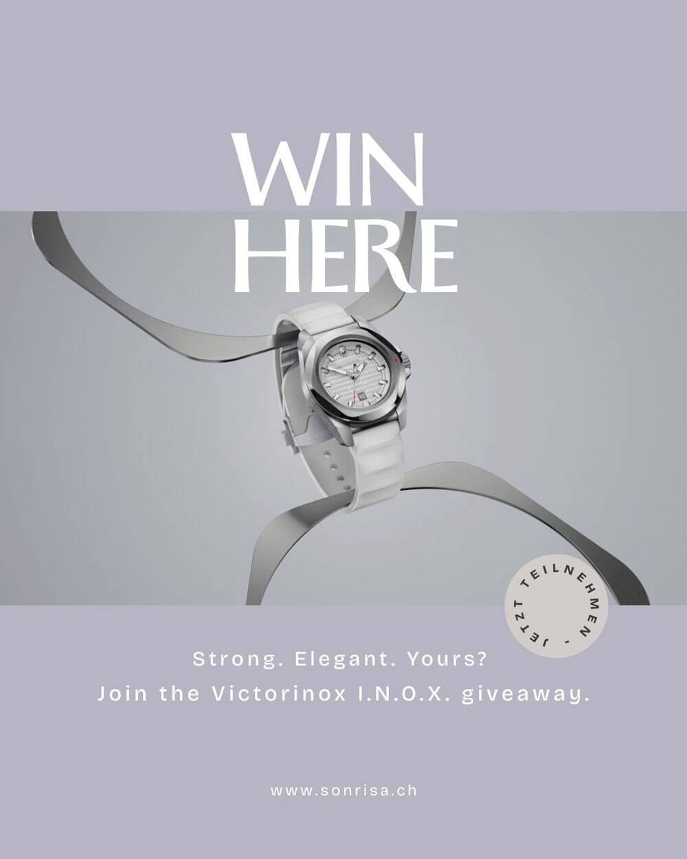 Strong. Elegant. Yours? Join the Victorinox I.N.O.X. giveaway.