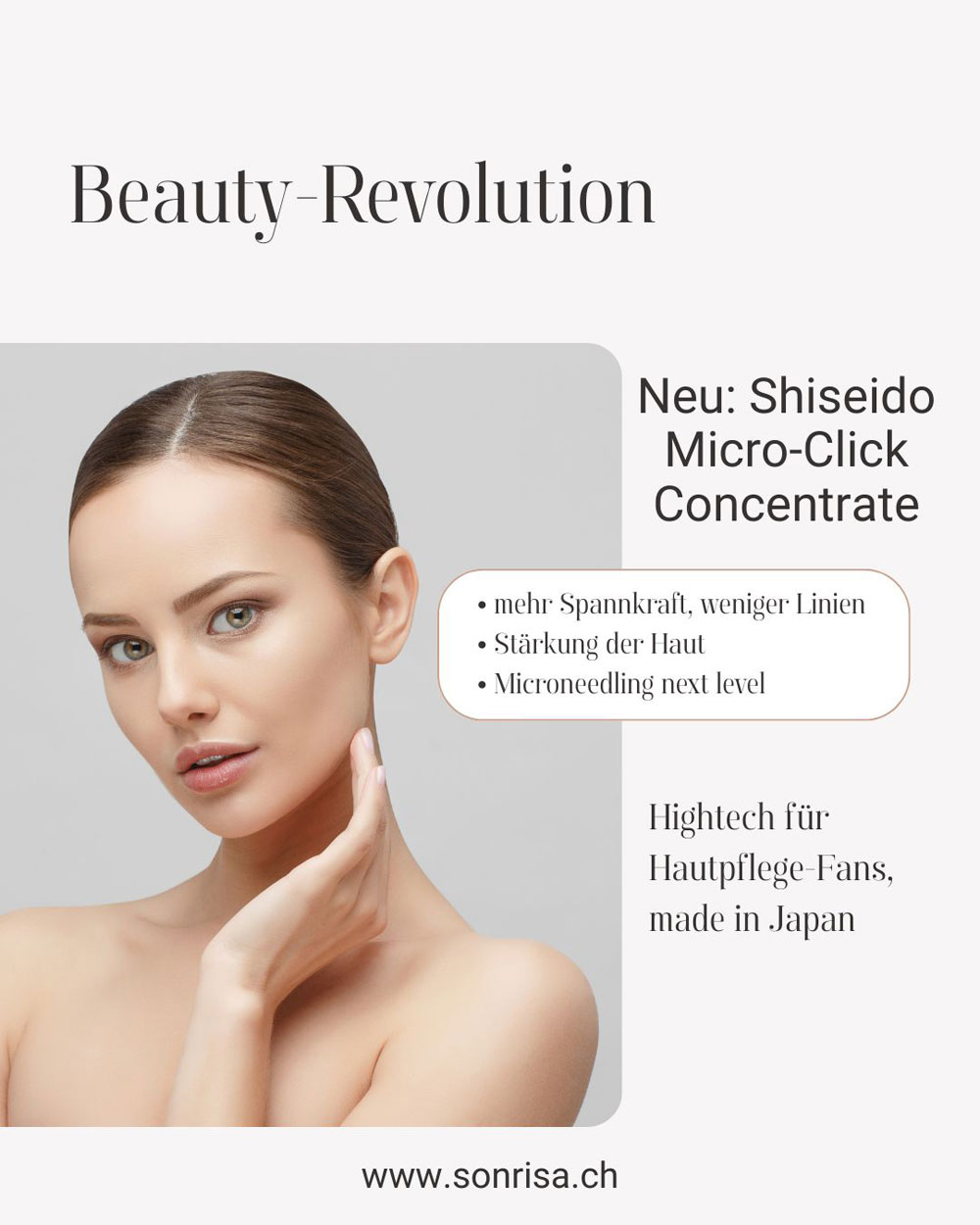 Shiseido verbindet Hightech mit Hautpflege: Micro-Click sorgt für glattere Haut und sichtbare Ergebnisse ohne Studio.