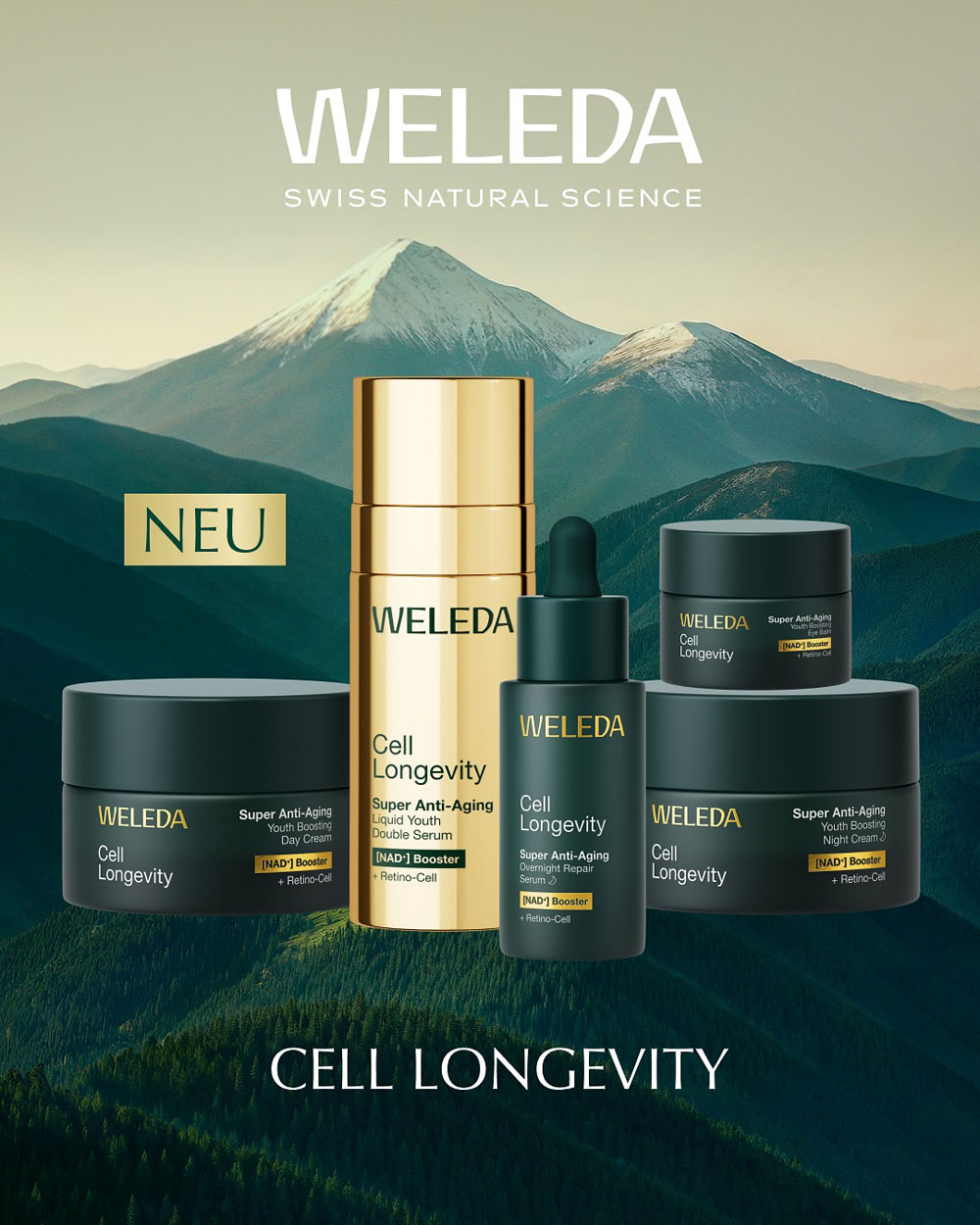 Green Beauty trifft Science: Warum Weleda plötzlich über Zellenergie und DNA-Reparatur spricht und was hinter Cell Longevity steckt, liest du auf sonrisa.