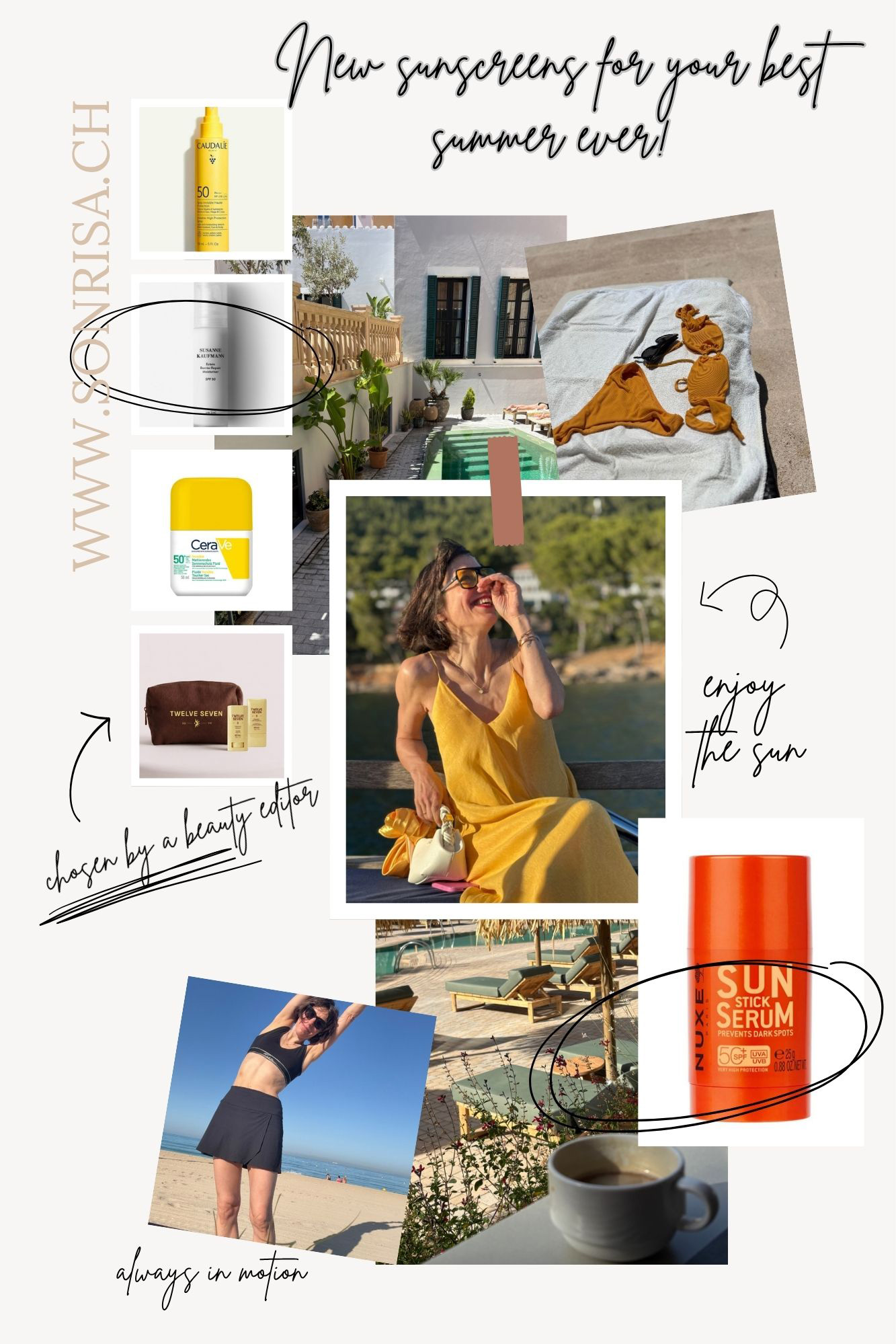 Neue Sonnenschutz Produkte auf sonrisa mit SPF Innovationen für Sommer und tägliche Hautpflege im Alltag.